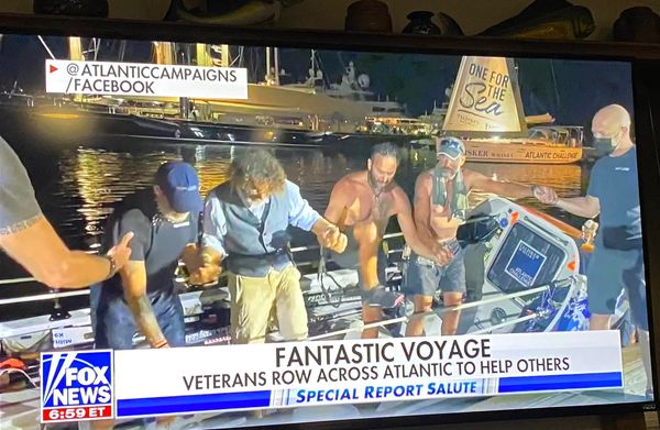 Local “Foar From Home” Crew Receives National Attention  For Military Vets After Rowing Across The Atlantic Ocean