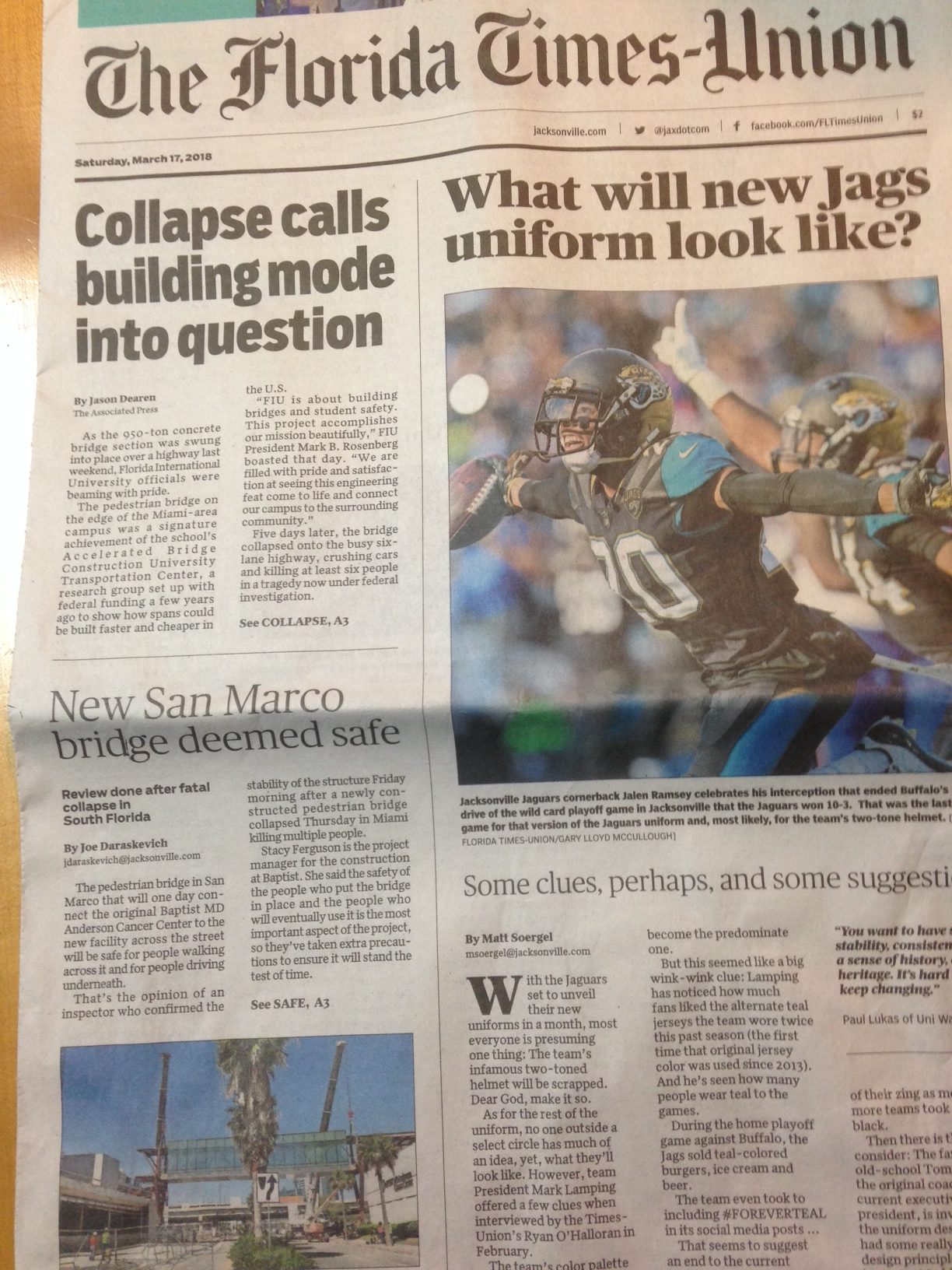 The Times-Union Lays Another Editorial Egg Inspiring The Jaguars PR Staff To Celebrate