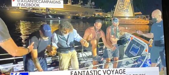 Local “Foar From Home” Crew Receives National Attention  For Military Vets After Rowing Across The Atlantic Ocean